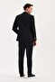 Black Slim Fit Mono Collar Stretchy Sports Jacket - 4