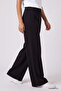 Black Comfortable Fit Women's Palazzo Trousers - 94689 - 4