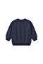 Label Detailed Sweatshirt 2-10 Years Old Navy Blue - 2