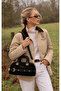 Suede Women's Hand and Shoulder Bag - 3