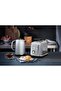2-Slice Toaster, Silver with Gold Accents - 2