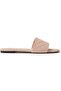 Stylish and Comfortable Flat Leather Slippers