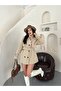 Stand-Up Collar Belted Windproof Mid-Length Trench Coat