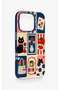 Cute Cat and Flower Pattern Silicone Case Compatible with iPhone 16 Pro - 3
