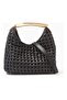Small Boomerang Bag Knitted Lambskin, 18K Gold & Stylish Design
