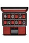 Luxury Leather Watch Box with 12 Compartments, Jewelry and Accessories Organizer with Valet Drawer - 2