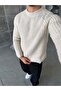Reglan Sleeve Ribbed Knitwear Ecru - 3