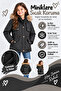 Girl's Fur Hooded Winter Coat with Soft Lining and Warm Keeping Features Ak4269 - 2