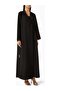 Elegant A-Line Notch Collar Abaya with Comfortable and Stylish Design Ideal for Everyday Wear