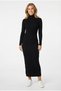 Women's Turtleneck Camisole Fabric Stylish Casual Dress - 2