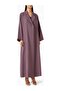 Modern Minimalist Notched Collar Abaya Reflects Elegance with Long Sleeves and Aline Silhouette
