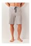 Cotton Ribbed Detailed Men's Pajama Shorts - 2
