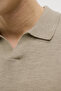 Jack&Jones Men's Polo Neck T-Shirt 12269650 Crockery - 6
