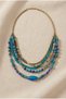 Handmade Multi-Row Glass Bead Detailed Special Design Necklace - 3