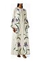 Luxuriously Designed Floral Patterned Abaya Stylish and Comfortable Daily or Evening Wear