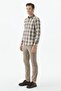 Brown Comfort Fit Buttoned Collar Checkered Lumberjack Shirt - 3