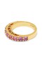 Be Kind Band Ring, Colorful Crystal Ring - 3