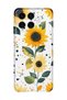 Xiaomi 17t Compatible Sunflower Patterned Transparent Phone Case