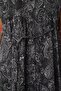 Bdart Buttoned and Belted Detail Crew Neck Maxi Dress - 2
