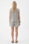 Black Striped Vest - 2