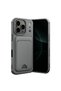 Apple iPhone 17 Pro Max Kelvin Silicone with Business Card Holder - Gray