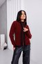 Lace Trim Zippered Cardigan - 4