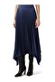 Elegant Asymmetric Pleated Skirt - 5