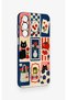Samsung A16 Compatible Cute Cat and Flower Pattern Silicone Case - 3