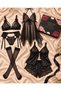 Luxury Black Dowry Set – Butterfly Nightgown Premium Set - 2