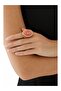 XL Oval Cocktail Ring, Big Oval Stone Fancy Ring - 4