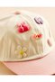 Girls Assorted Cap With Patch - 3