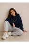 Girls Heart Detail and Graphic Back Sweatshirt Hoodie Top - 4