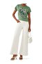 Stylish Wide Leg Women's Trousers - 2