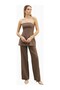 Strapless Linen A-Line Bodice Women's Top - 3