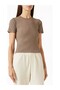 Modal Cutout Pose Fitted Crop Top, Soft & Stretchy Cut, Versatile
