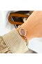 Rosamu Gold-Red Watch |   Clock