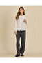 Senior Girls Ivory Ruffle Blouse - 2