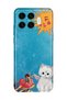 Xiaomi 17t Compatible Sunny Fairy and Angel Cat Pattern Transparent Phone Case