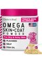 Omega 3 Powder for Dogs - 5.4 oz of Dog Powder Supplement for Skin and Coat - Made with Omega 3, 6, and 9 Fatty Acids, Biotin, and Vitamin C - Made in The USA