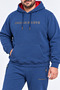 Men's Hooded 3 Thread Raster Hooded Oversized Tracksuit Set - 4