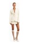 Single Breasted Cinched Waist Blazer Women's Jacket - 3