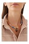Mixed Bead Eagle Necklace with Colorful Beads and Eagle Detail - 4