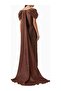 Crystal-Embellished Crystal and Pearl Detailed D Draped Women's Dress - 2