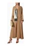 Embroidered Silk Abaya Combining Modern and Traditional Aesthetics - 2