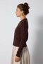 Soft cardigan with braided hair 7061 - 5