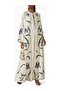 Luxuriously Designed Floral Patterned Abaya Stylish and Comfortable Daily or Evening Wear - 2
