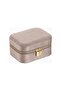 Velvet Jewelry Box with Zipper, Compact and Stylish Storage