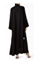 Elegant Palm Tree Embroidered Islamic Abaya Capture Sophistication with Its Comfortable Design - 3