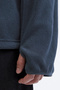 Jack Jones Jjalpes Half Zip Fleece Jacket Aw25 Men's Navy Blue Coat 12284828-04 - 4