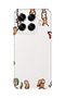Xiaomi 17t Pro Compatible Monkeys Patterned Transparent Phone Case